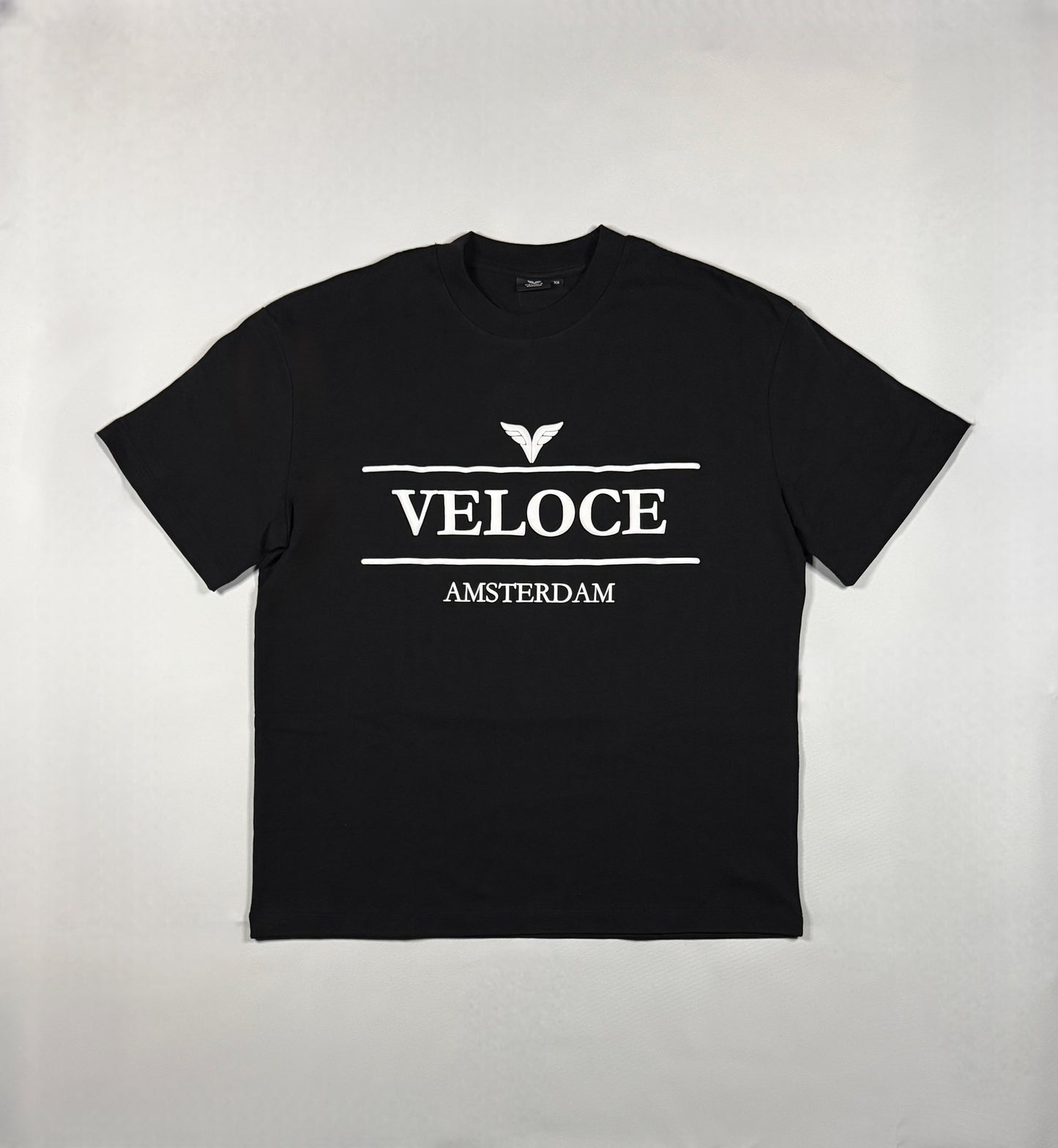 Veloce Amsterdam - Oversized Tee - Zwart