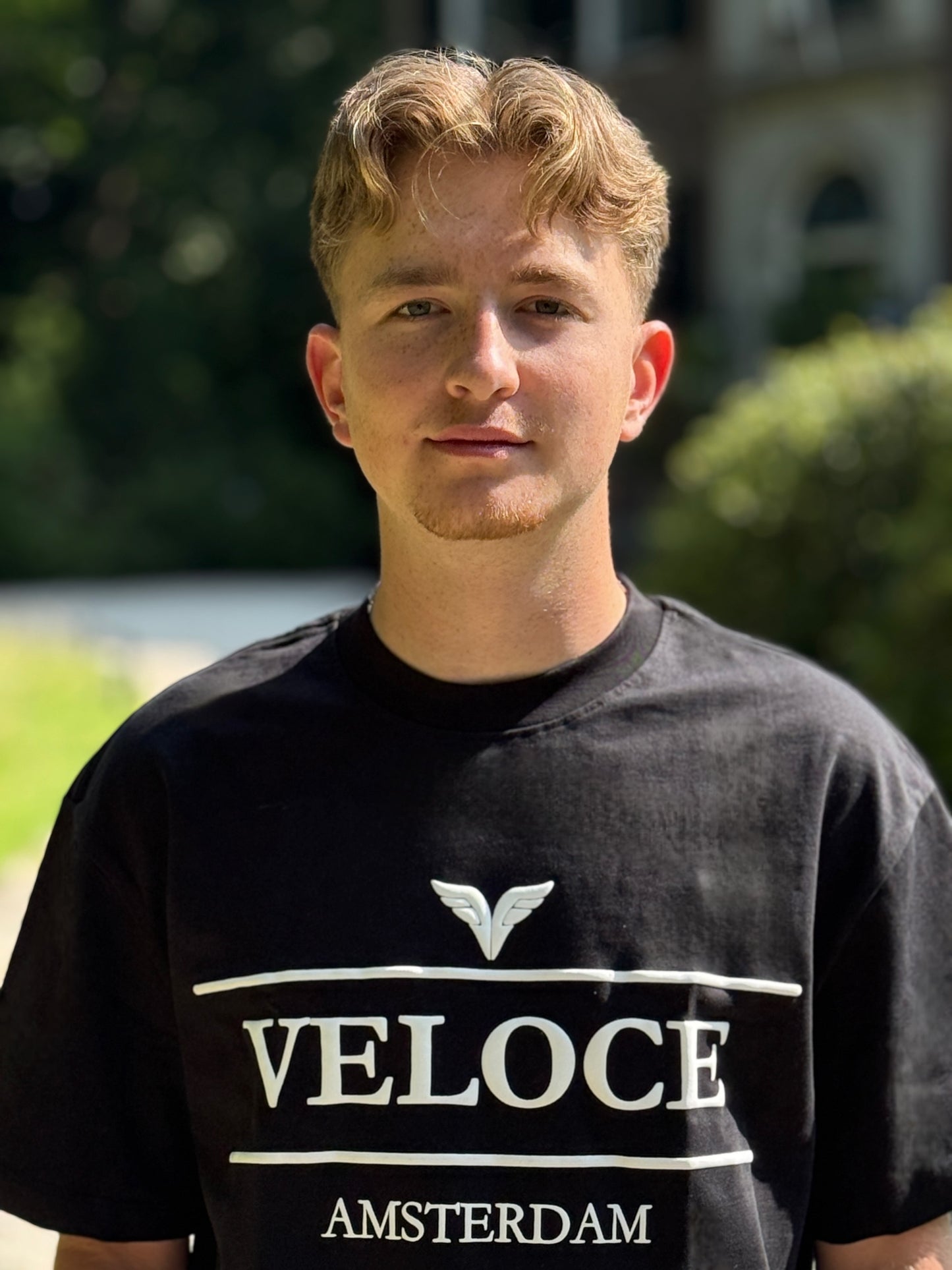 Veloce Amsterdam - Oversized Tee - Zwart