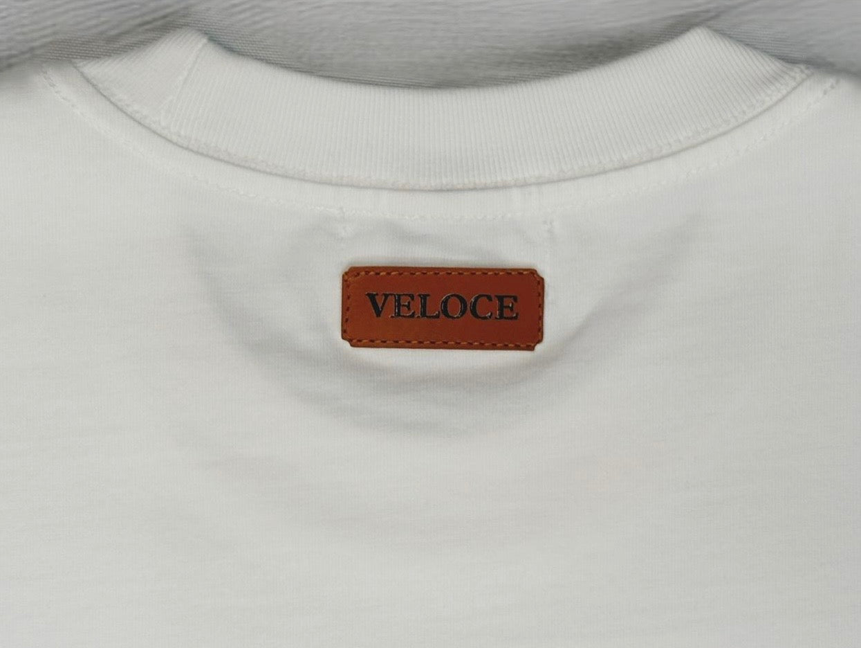 VELOCE AMSTERDAM - Oversized Tee - Wit