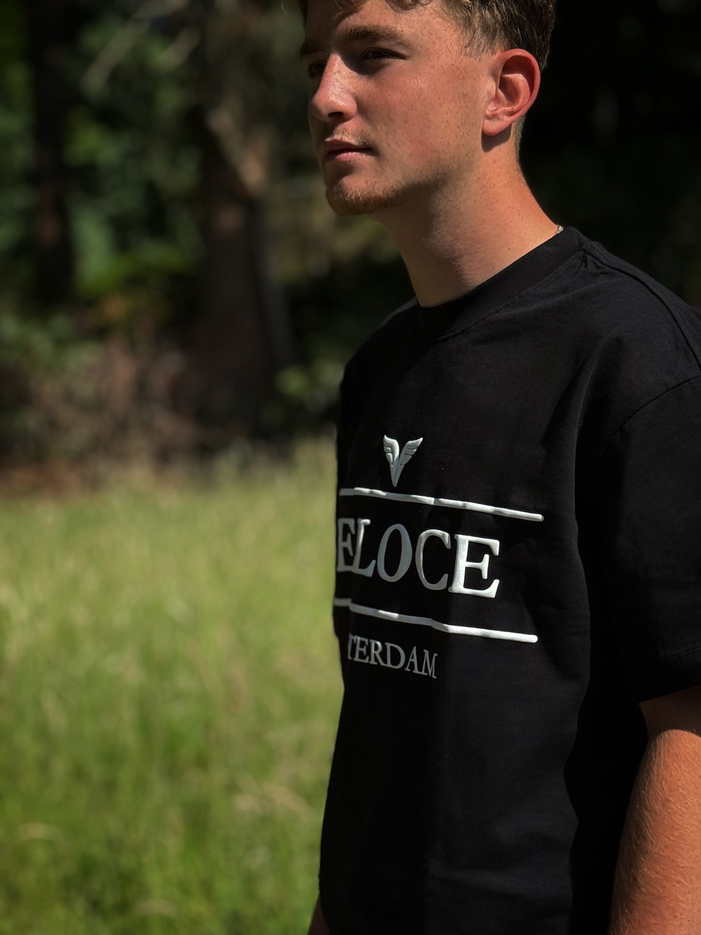 Veloce Amsterdam - Oversized Tee - Zwart