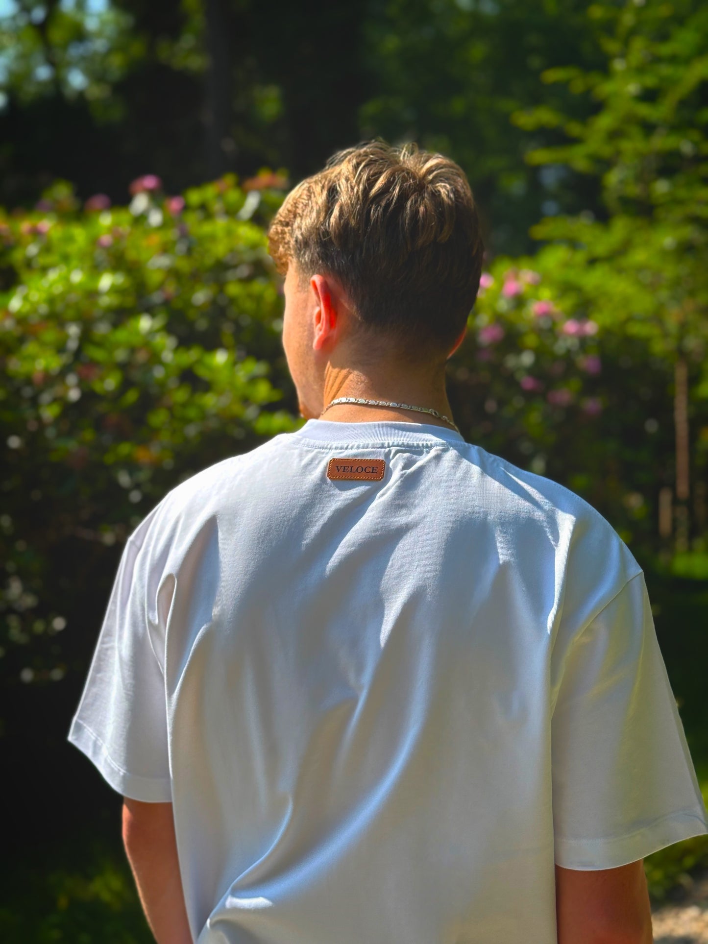 VELOCE AMSTERDAM - Oversized Tee - Wit